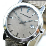 Burberry The City Nova Beige Dial Grey Leather Strap Watch for Women - BU9023 Buy Now By Burberry