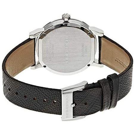 Burberry Heritage Grey Dial Black Leather Strap Watch for Men - BU9024 Buy Now By Burberry