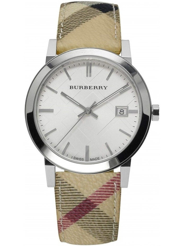 Burberry The City Silver Dial Brown Leather Strap Watch for Women - BU9025 Buy Now By Burberry