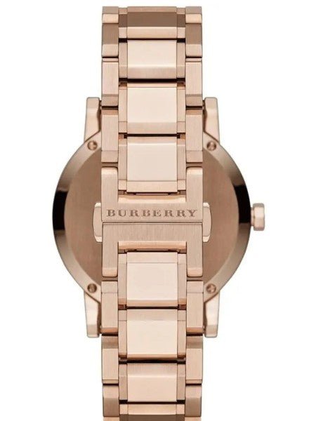 Burberry The City Rose Gold Dial Rose Gold Steel Strap Watch for Women - BU9034 Buy Now By Burberry