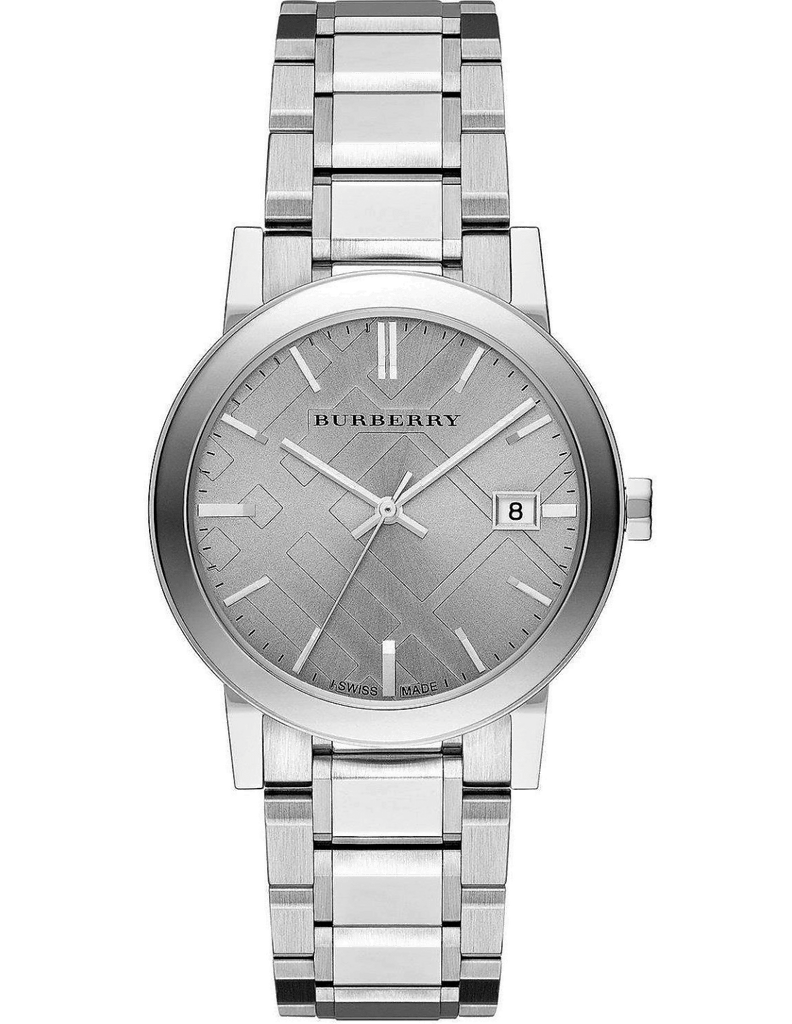 Burberry The City Silver Dial Silver Steel Strap Watch for Women - BU9035 Buy Now By Burberry