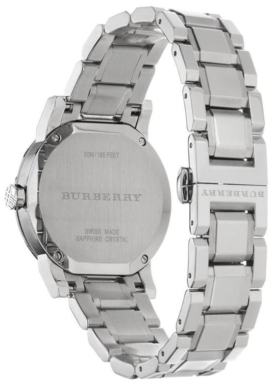 Burberry The City White Dial Silver Steel Strap Watch for Women - BU9100 Buy Now By Burberry
