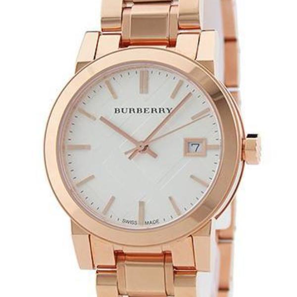 Burberry The City White Dial Rose Gold Steel Strap Watch for Women - BU9104 Buy Now By Burberry