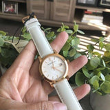 Burberry The City White Dial White Leather Strap Watch for Women - BU9108 Buy Now By Burberry
