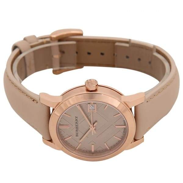 Burberry The City Beige Dial Beige Leather Strap Watch for Women - BU9109 Buy Now By Burberry