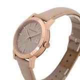 Burberry The City Beige Dial Beige Leather Strap Watch for Women - BU9109 Buy Now By Burberry