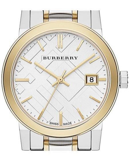 Burberry The City White Dial Two Tone Steel Strap Watch for Women - BU9115 Buy Now By Burberry
