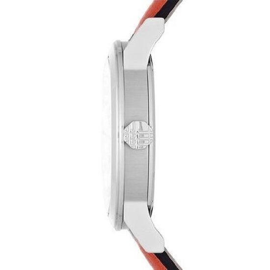 Burberry The City Silver Dial Orange Leather Strap Watch for Women - BU9121 Buy Now By Burberry