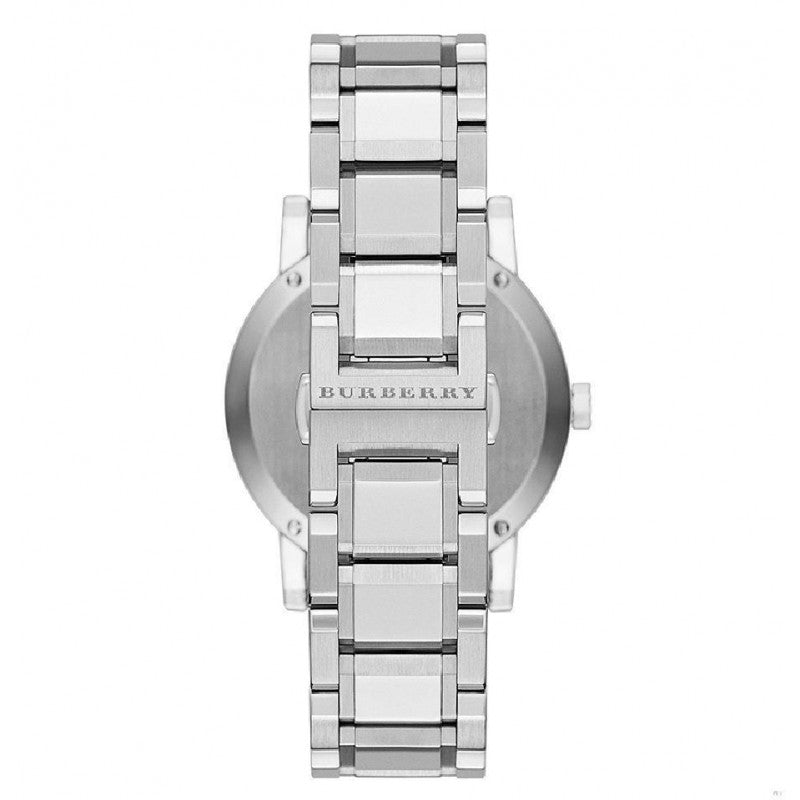 Burberry The City Pink Dial Silver Steel Strap Watch for Women - BU9124 Buy Now By Burberry