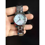 Burberry The City Diamonds Silver Dial Silver Steel Strap Watch for Women - BU9125 Buy Now By Burberry