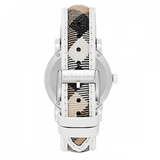Burberry The City Silver Dial Brown Leather Strap Watch for Women - BU9136 Buy Now By Burberry