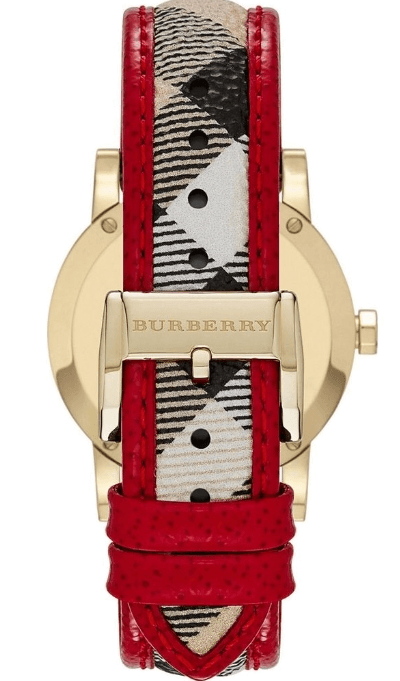 Burberry The City Champagne Dial Leather Strap Watch for Women - BU9139 Buy Now By Burberry