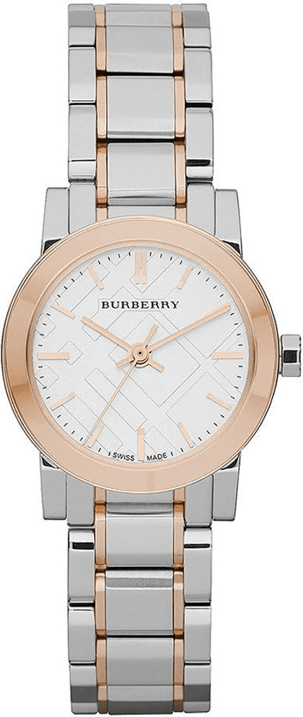 Burberry The City Silver Dial Two Tone Steel Strap Watch for Women - BU9205 Buy Now By Burberry