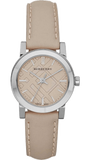 Burberry The City Beige Dial Beige Leather Strap Watch for Women - BU9207 Buy Now By Burberry