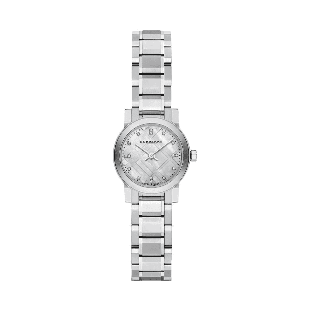 Burberry The City Silver Dial Silver Steel Strap Watch for Women - BU9213 Buy Now By Burberry