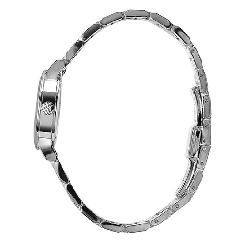 Burberry The City Diamonds Mother of Pearl Dial Silver Steel Strap Watch for Women - BU9224 Buy Now By Burberry