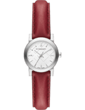 Burberry The City Silver Dial Red Strap Watch for Women - BU9232 Buy Now By Burberry