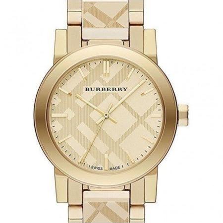 Burberry The City Gold Dial Gold Steel Strap Watch for Women - BU9234 Buy Now By Burberry