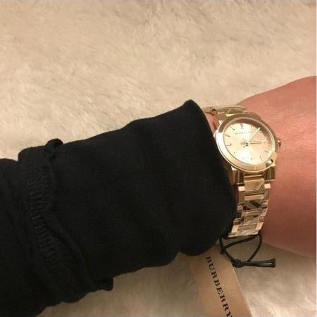 Burberry The City Gold Dial Gold Steel Strap Watch for Women - BU9234 Buy Now By Burberry