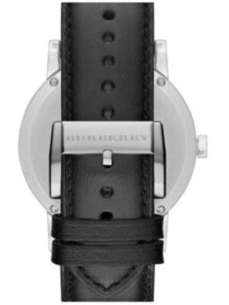 Burberry The City Chronograph White Dial Black Leather Strap Watch for Men - BU9355 Buy Now By Burberry