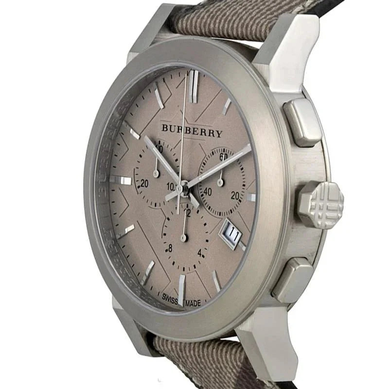 Burberry The City Smoked Brown Dial Brown Leather Strap Watch for Men - BU9361 Buy Now By Burberry