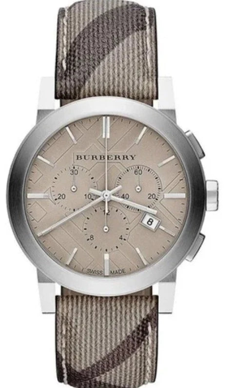Burberry The City Smoked Brown Dial Brown Leather Strap Watch for Men - BU9361 Buy Now By Burberry