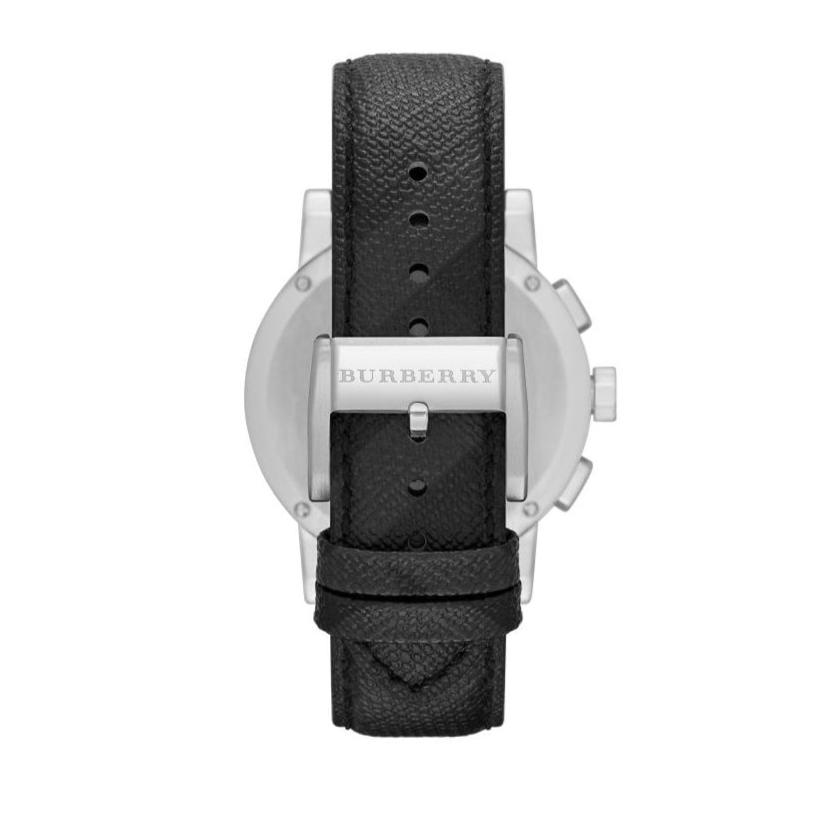 Burberry The City Grey Dial Black Leather Strap Watch for Men - BU9362 Buy Now By Burberry