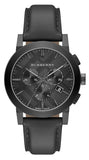 Burberry The City Black Dial Black Leather Strap Watch for Men - BU9364 Buy Now By Burberry