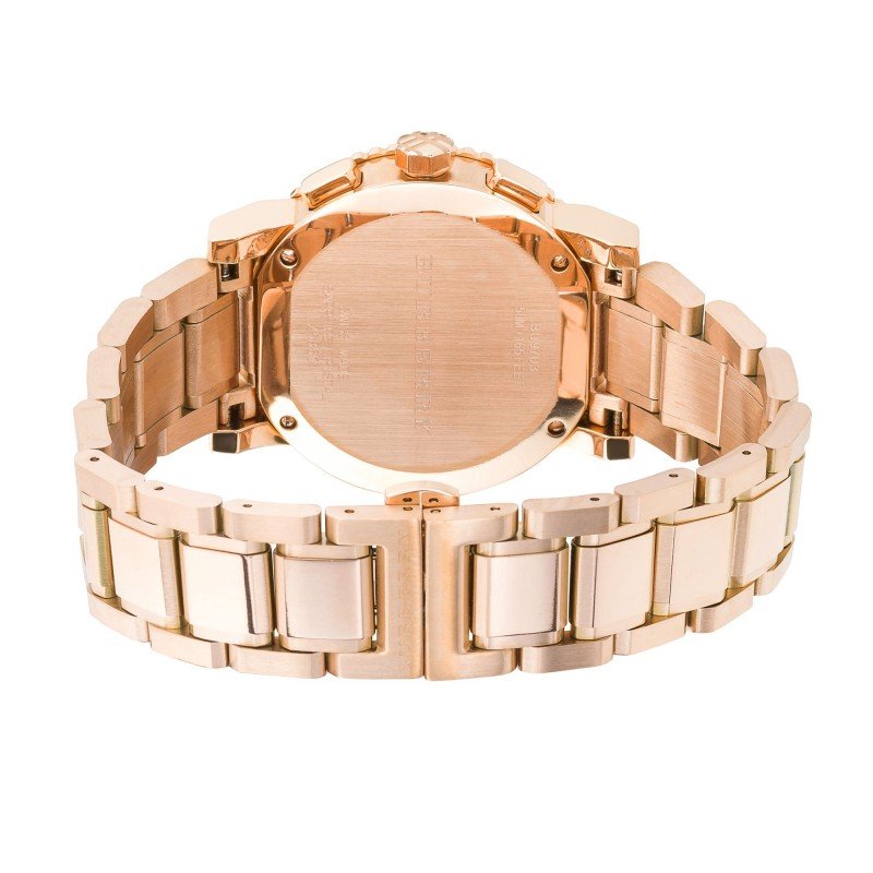 Burberry The City Rose Gold Dial Rose Gold Steel Strap Watch for Women - BU9703 Buy Now By Burberry