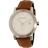 Burberry The City Silver Dial Brown Leather Strap Watch for Men - BU9904 Buy Now By Burberry