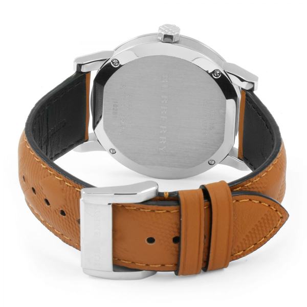 Burberry The City Black Dial Brown Leather Strap Watch for Men - BU9905 Buy Now By Burberry