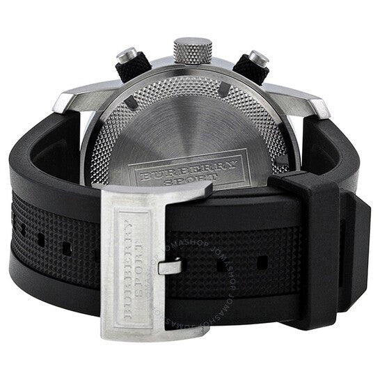Burberry Endurance Sport Chronograph Black Dial Black Rubber Strap Watch for Men - BU7700 Buy Now By Burberry