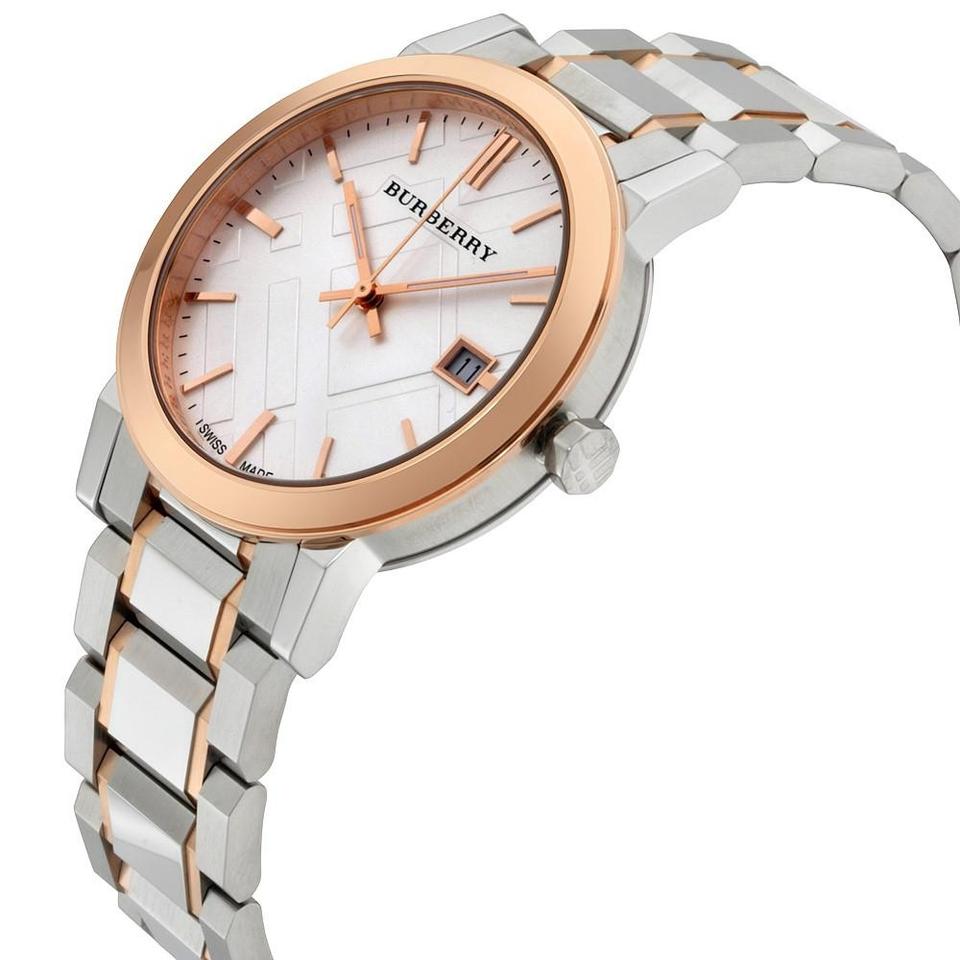 Burberry The City White Dial Two Tone Steel Strap Watch for Women - BU9006 Buy Now By Burberry