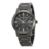 Burberry The City Grey Dial Gunmetal Steel Strap Watch for Men - BU9007 Buy Now By Burberry