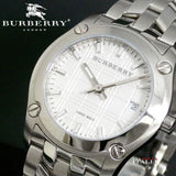 Burberry Heritage Check White Dial Silver Steel Strap Watch for Women - BU1853 Buy Now By Burberry