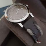Burberry The City Grey Dial Leather Strap Watch for Men - BU9020 Buy Now By Burberry