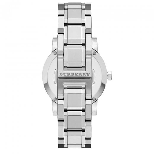 Burberry The City Pink Dial Silver Steel Strap Watch for Women - BU9124 Buy Now By Burberry