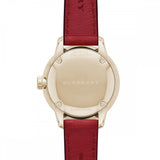 Burberry The Classic Gold Dial Red Leather Strap Watch for Women - BU10102 Buy Now By Burberry