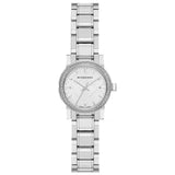 Burberry The City Diamonds Silver Dial Silver Steel Strap Watch for Women - BU9220 Buy Now By Burberry