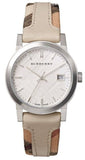 Burberry The City White Dial Beige Leather Strap Watch for Women - BU9132 Buy Now By Burberry