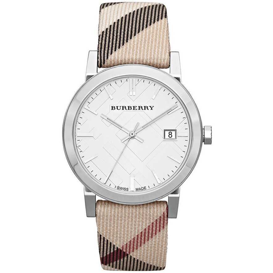 Burberry The City Nova Silver Dial Brown Leather Strap Watch for Women - BU9212 Buy Now By Burberry