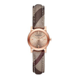 Burberry The City Pink Dial Brown Leather Strap Watch for Women - BU9236 Buy Now By Burberry