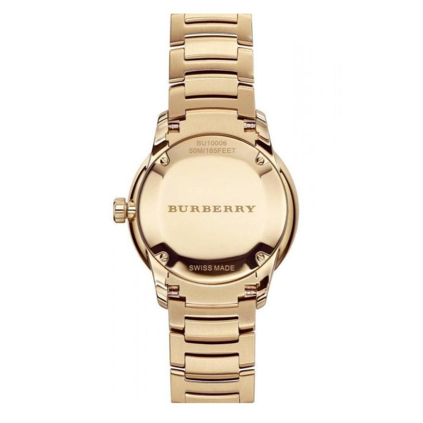 Burberry The Classic Gold Dial Gold Steel Strap Watch for Men - BU10006 Buy Now By Burberry