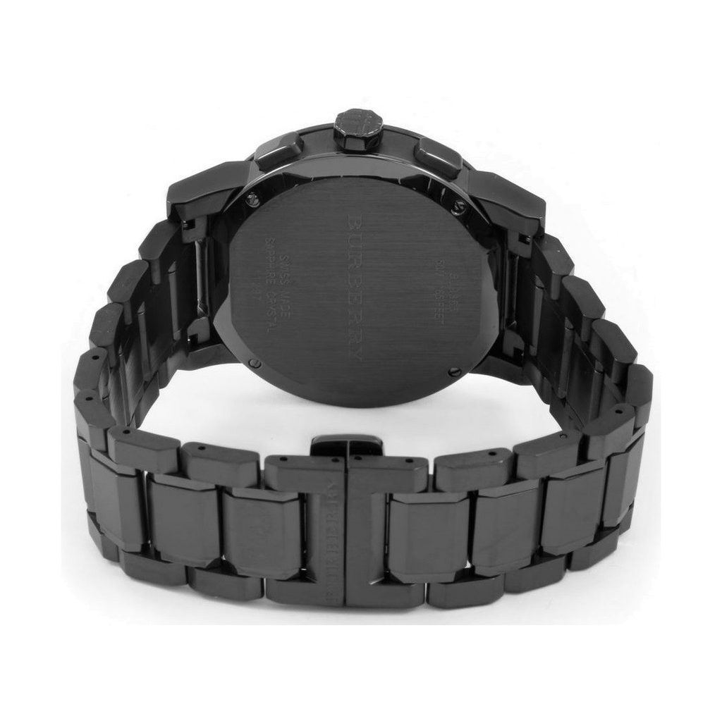 Burberry The City Navy Blue Dial Black Steel Strap Watch for Men - BU9365 Buy Now By Burberry