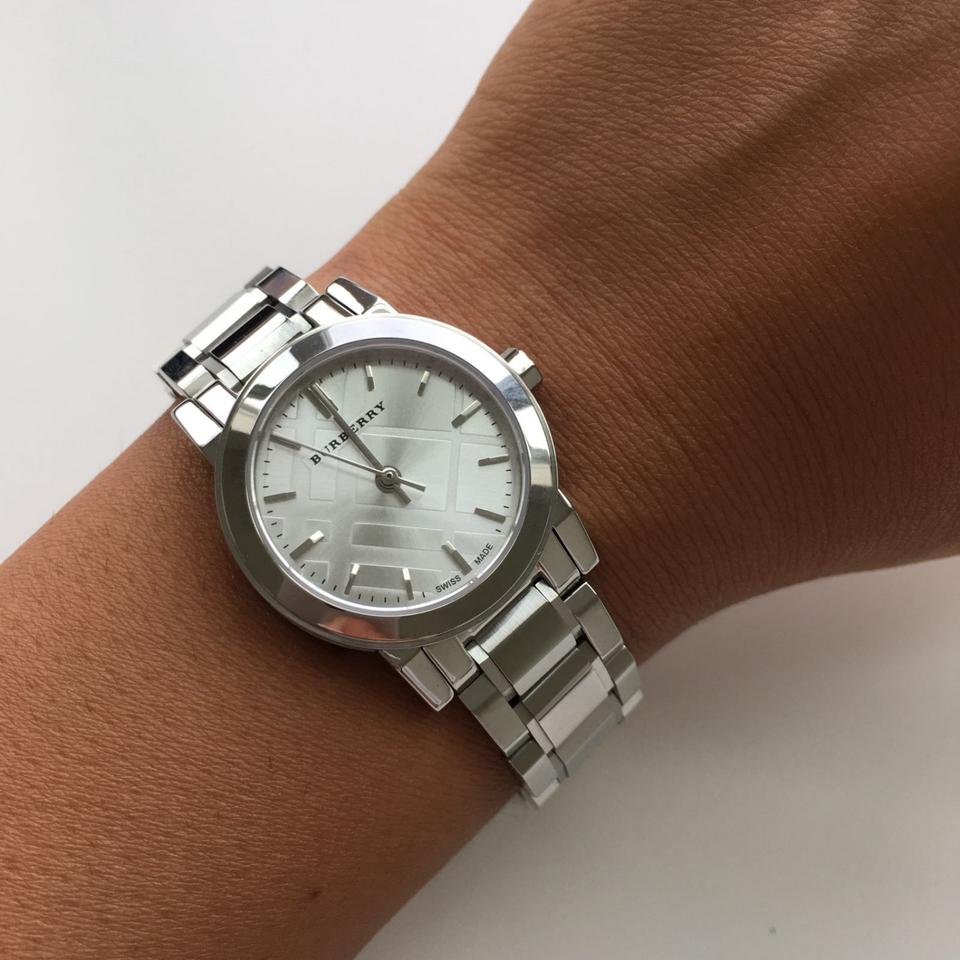 Burberry The City Silver Dial Silver Steel Strap Watch for Women - BU9200 Buy Now By Burberry