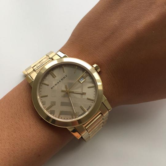 Burberry The City Gold Dial Gold Steel Strap Watch for Men - BU9038 Buy Now By Burberry