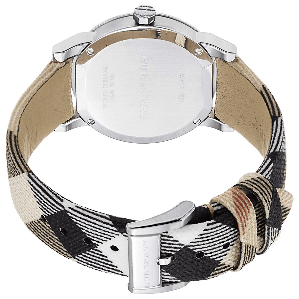 Burberry The City White Dial Brown Leather Strap Watch for Women - BU9113 Buy Now By Burberry