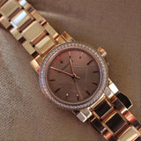 Burberry The City Diamonds Rose Dial Rose Gold Steel Strap Watch for Women - BU9225 Buy Now By Burberry