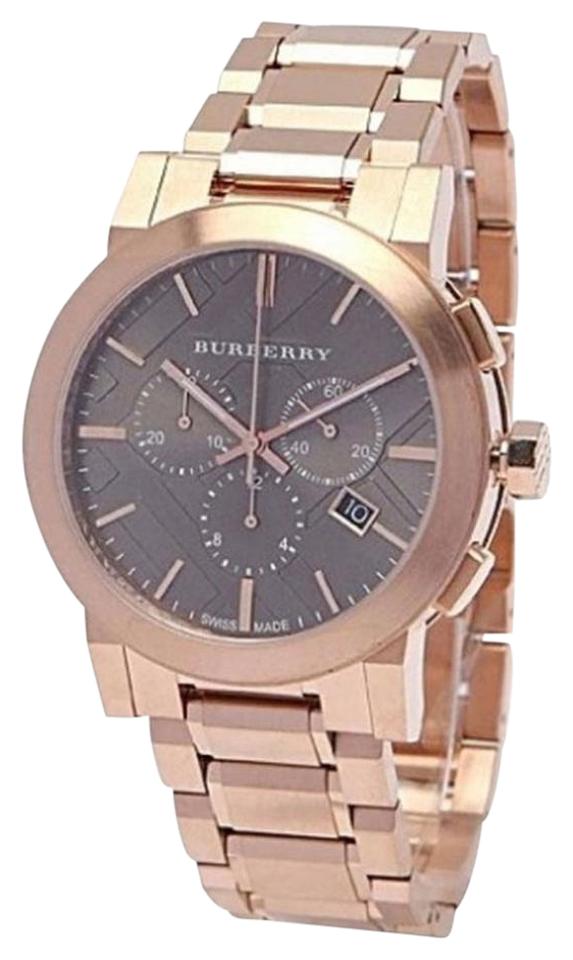 Burberry The City Grey Dial Rose Gold Steel Strap Watch for Men - BU9353 Buy Now By Burberry