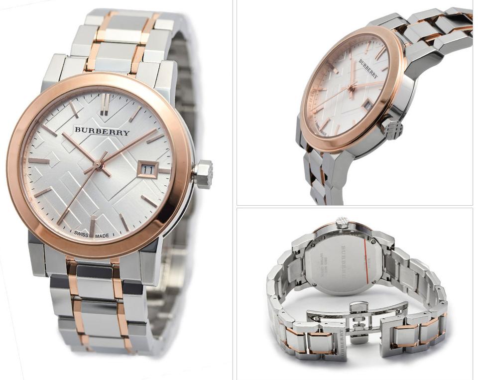 Burberry The City White Dial Two Tone Steel Strap Watch for Women - BU9105 Buy Now By Burberry